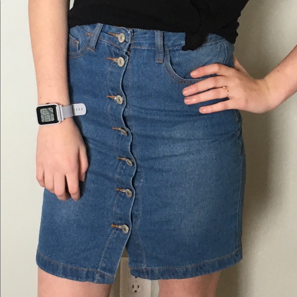 Denim skirt